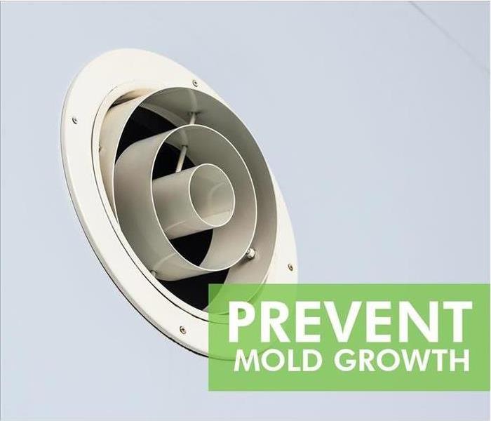 Vent/fan that helps prevent mold